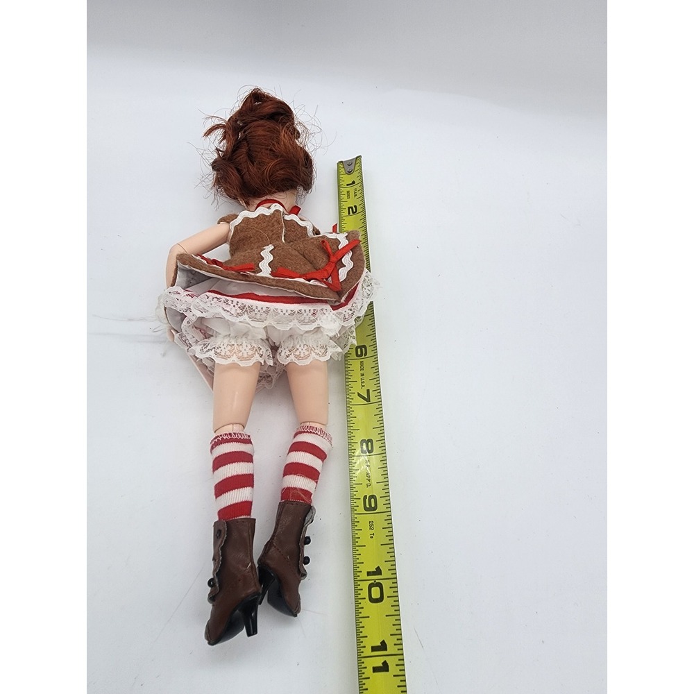 Madame Alexander Rare Gingerbread Cookie Doll Red Hair Brown Dress 10 inch - Picture 4 of 8